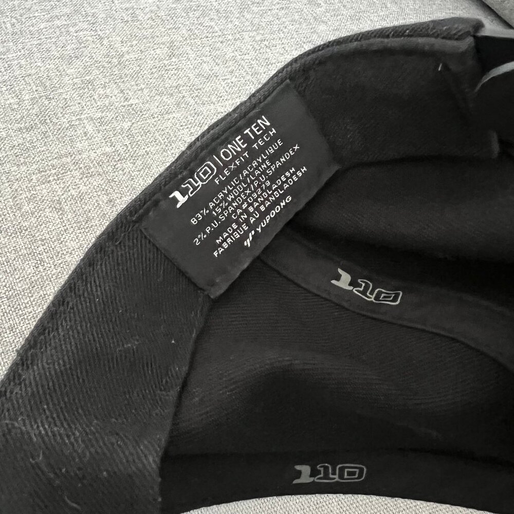 (2for$10) YUPOONG Flexfit Black Adjustable Snapback Cap - Picture 3 of 5